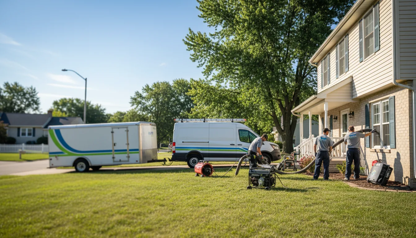 Flooded Basement Restoration And Cleanup With Repair in Calumet, IA near me